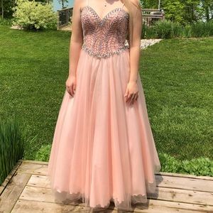 LIGHT PINK PROM/FORMAL GOWN